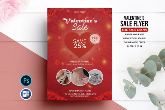 Download Valentine's Day Sale Flyer - Premium Resources
