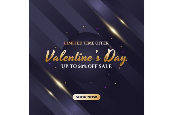 Download Valentine's Day Sale Banner or Poster - Premium Resources