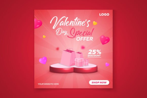 Download Happy Valentines Day Sale Template - Premium Resources